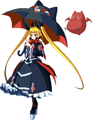 Http - //images2 - Wikia - Nocookie - Net/ 8sprite%29 - Blazblue Rachel Alucard (311x408), Png Download