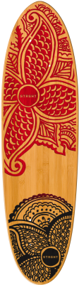 Classic Cruiser Skateboard In Bamboo - Skateboard (400x400), Png Download