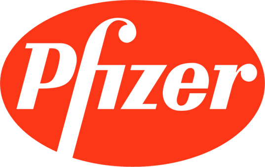 Pfizer Logo - Pfizer Inc Logo (537x339), Png Download