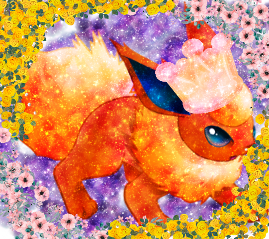 Flareon (541x480), Png Download