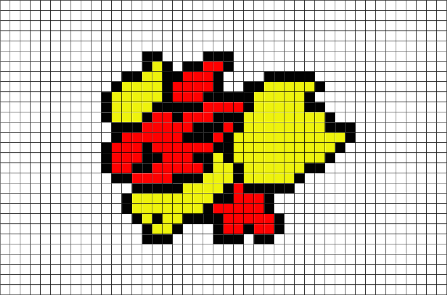 Pixel Art Pokemon Eevee (880x581), Png Download