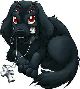 21 Oct 2008 - Hellsing Alucard Dog (350x400), Png Download