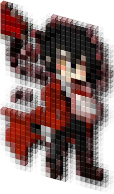 View Cursor On T-shirt - Cross-stitch (330x418), Png Download