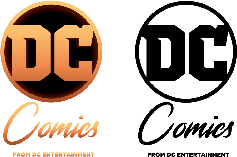 Transparent Comic Logo Png Black And White - Heroines Of Dc Nesting Dolls Set Of 5 (900x555), Png Download