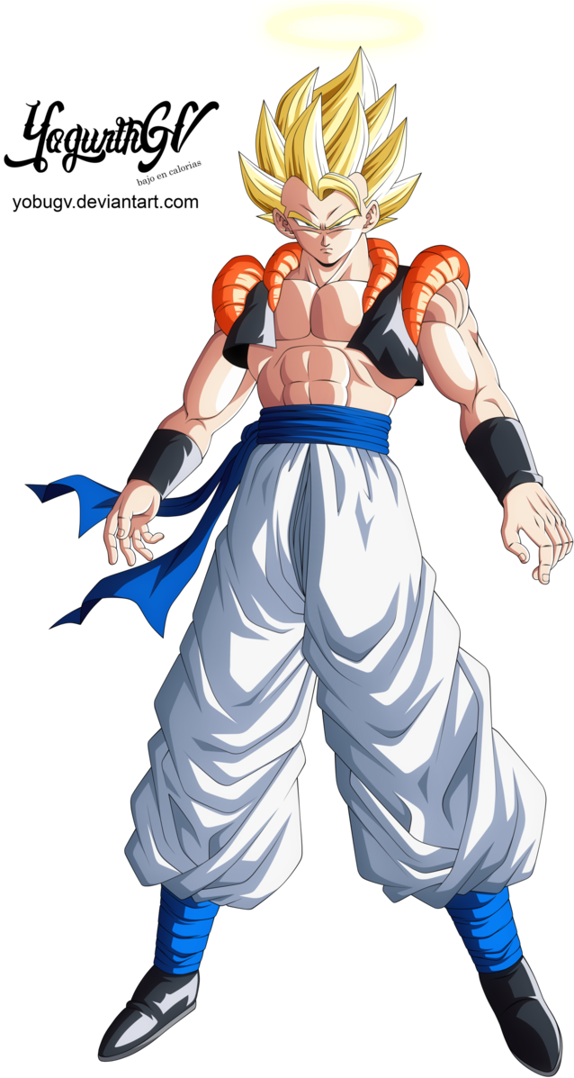 Wigetta Serio V - Super Gogeta (651x1228), Png Download