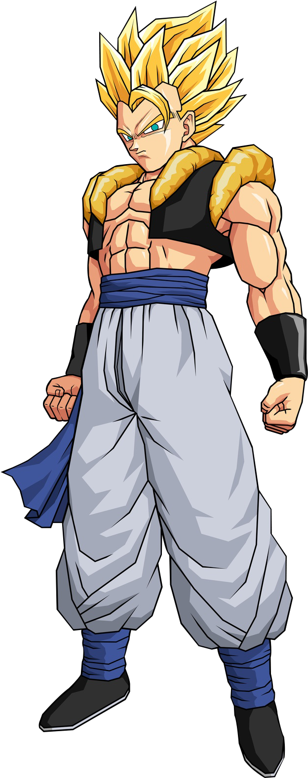 Gogeta - Gogeta Ssj1 (650x1600), Png Download