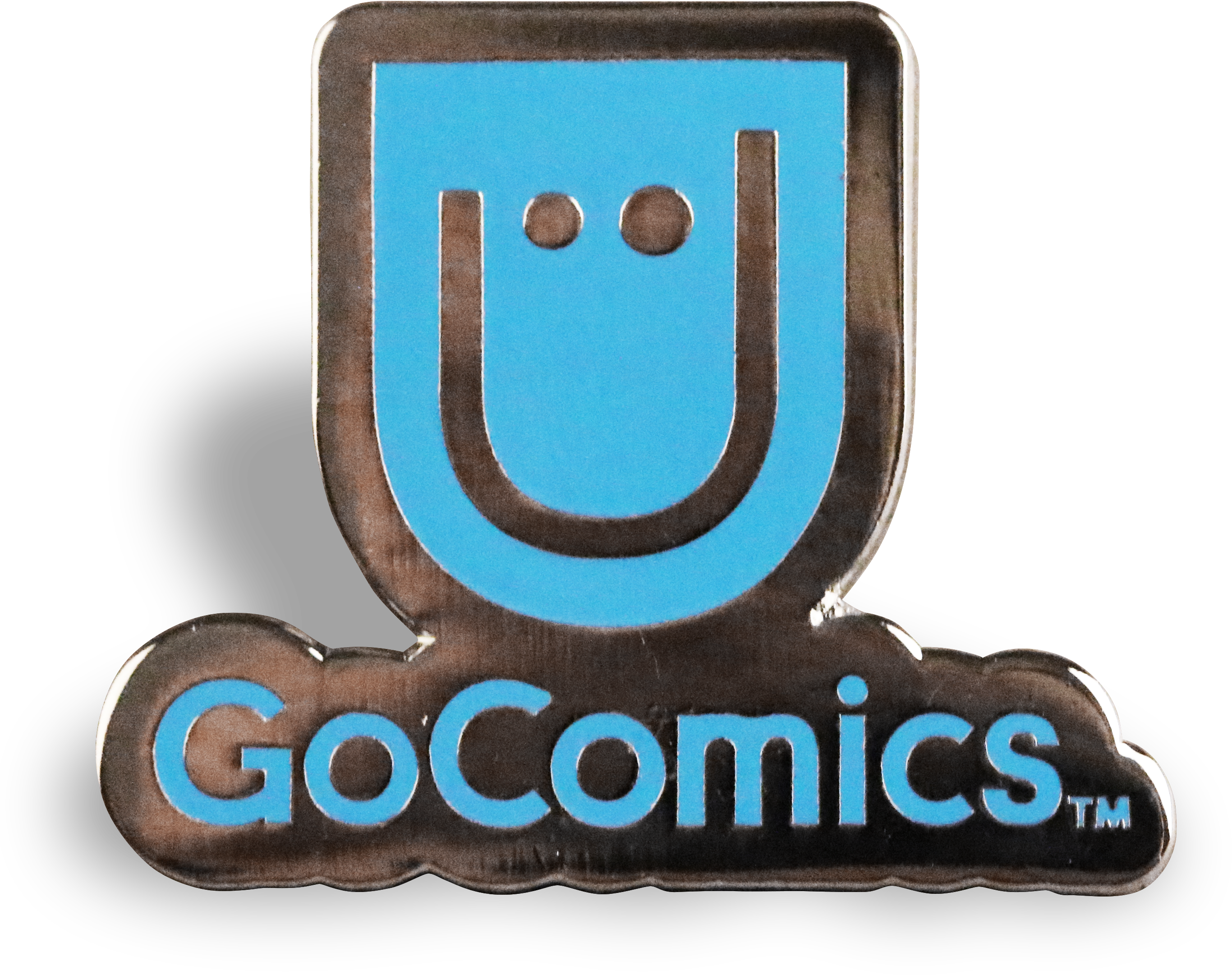Gocomics Logo Enamel Pin - Emblem (2751x2751), Png Download