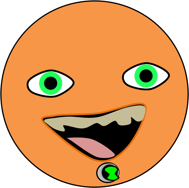 Annoying Orange Alien By Joe - Unix Kernel (644x643), Png Download