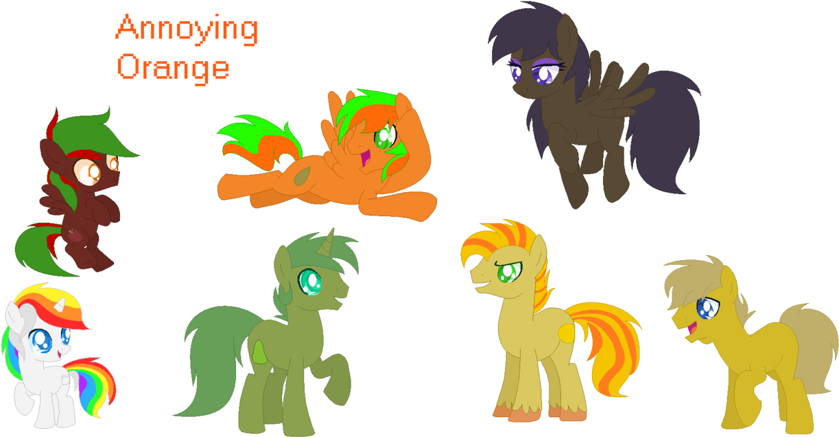 Annoying Orange, Artist - Mlp Annoying Orange (1280x688), Png Download