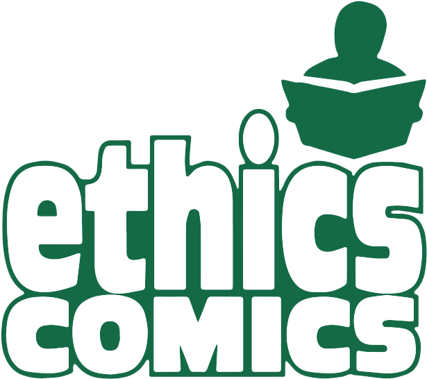 Ethics Comics Logo - Book (689x592), Png Download