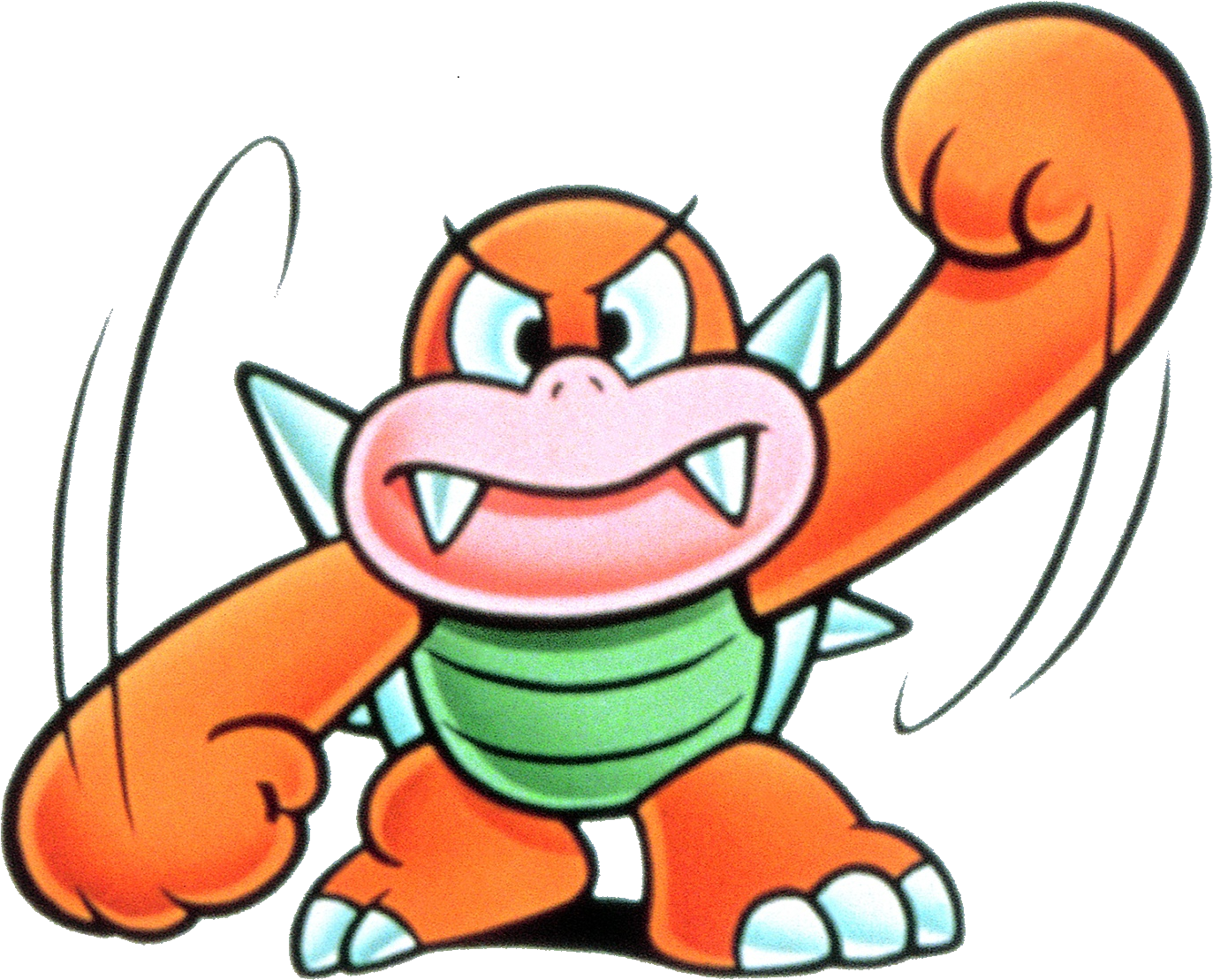 Boomboom - Ludwig Koopa Super Mario Bros 3 (1460x1200), Png Download