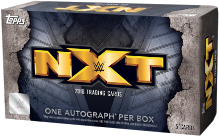 From Time To Time, Buzz Will Break A Box Of Something - 2017 Topps Wwe Nxt Wrestling Hobby Box (452x298), Png Download