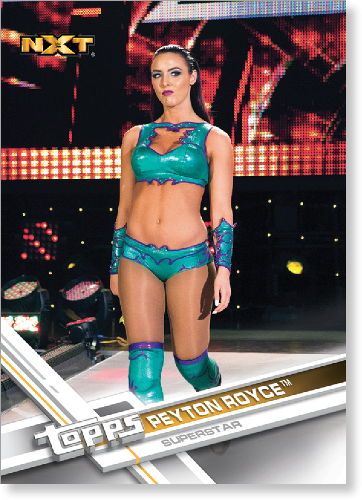 Peyton Royce Wwe Topps 2017 (2000x2000), Png Download