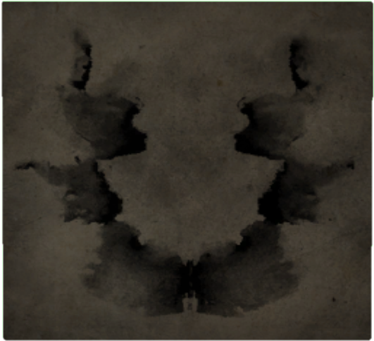 Rorschach Drawing - Wiki (849x505), Png Download