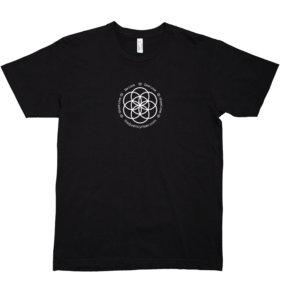 Frequencyriser Seed Of Life Organic Black T-shirt - H3h3 Shirt (1000x1000), Png Download