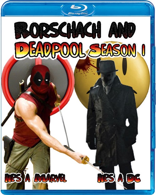 Rorschach And Deadpool - Rorschach (500x626), Png Download