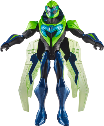 Cjn99 Max Steel Max Alas Explosivas 3000 - Max Steel Turbo Alas (359x433), Png Download