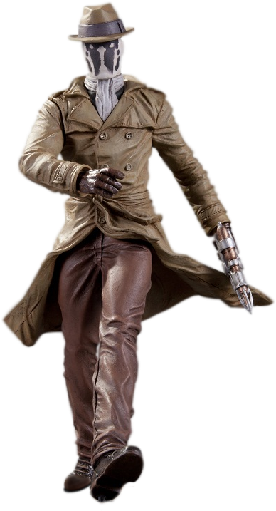 The End Is Nigh Rorschach Ozymandias Costume - Dc Collectibles Before Watchmen: Rorschach Statue (477x761), Png Download