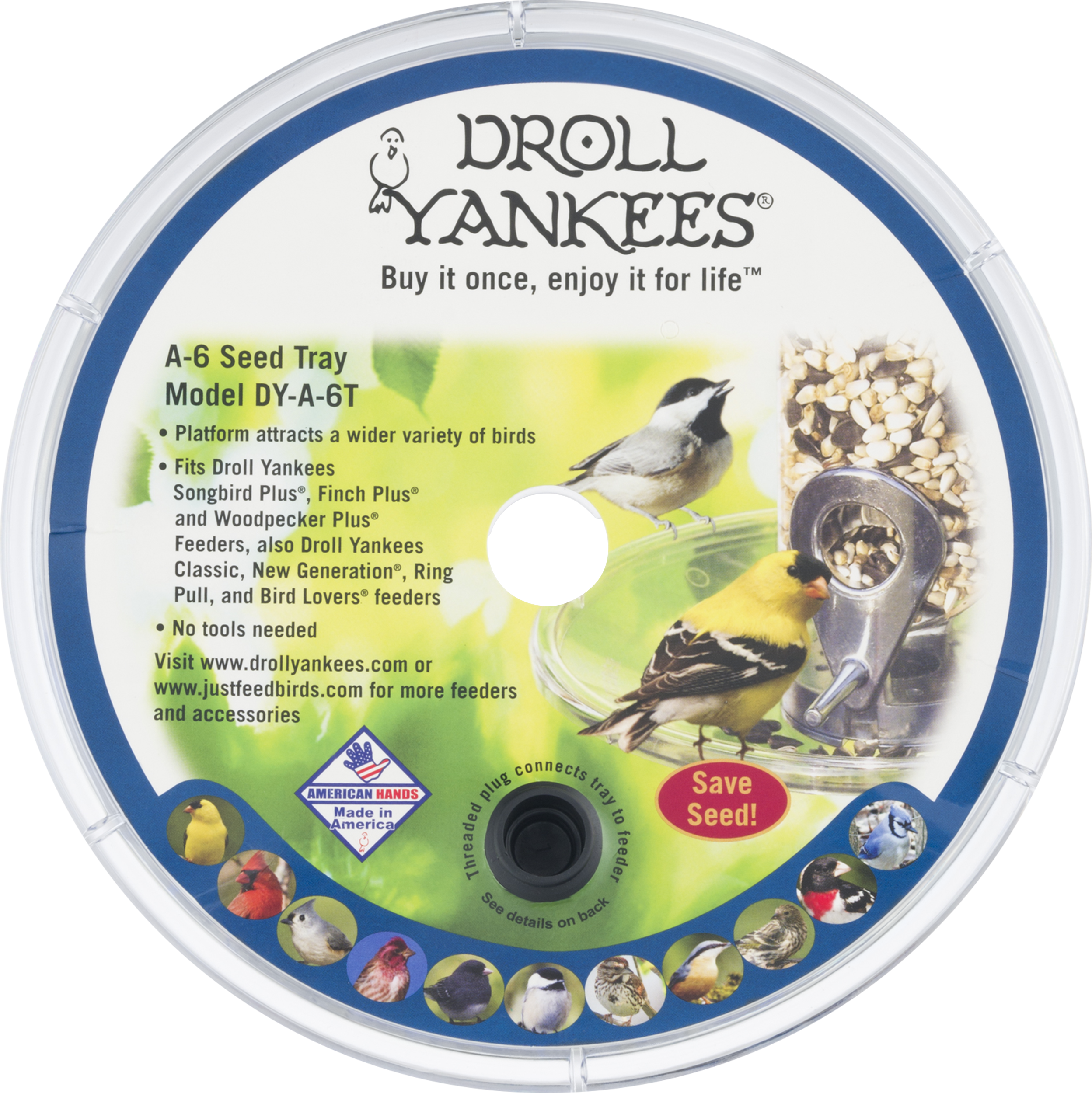 Droll Yankees A-6 Seed Tray (2497x2500), Png Download
