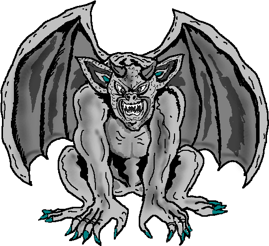 Gargoyle Clipart - Gargoyles Clipart (574x542), Png Download