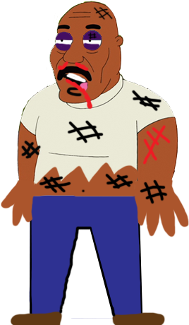 Levar Brown Injured - Agk Noah (408x459), Png Download