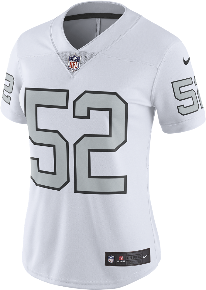 Nike Nfl Oakland Raiders Color Rush Limited Women's - Khalil Mack Womens Jersey (1000x1000), Png Download