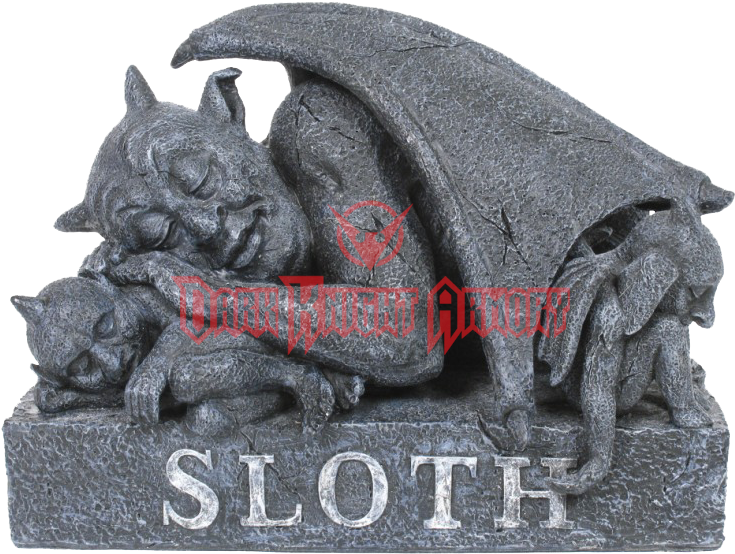 Gargoyle Sloth Statue - Statue (768x768), Png Download