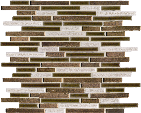 Halifax Linear Brick Pattern Polished Mosaic Tile By - Wall (600x503), Png Download