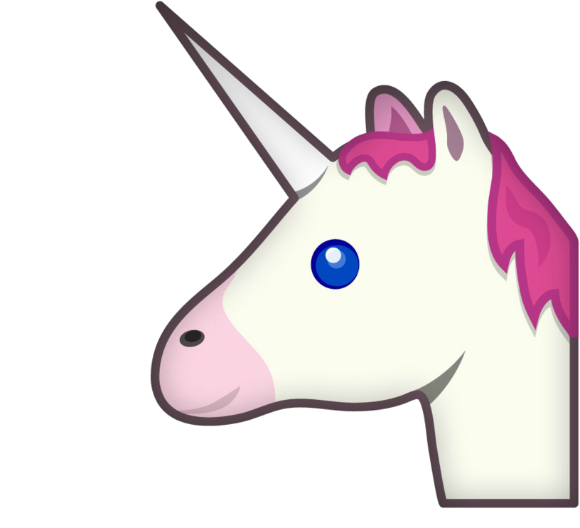 Unicorn, Emoji, And Pink Image - Unicorn Emoji No Background (500x375), Png Download