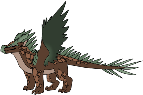 Wofsona His Name Is Pine And Hes An Ice/leaf Hybrid - Illustration (540x354), Png Download