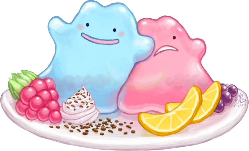 Png - Ditto Art (800x486), Png Download