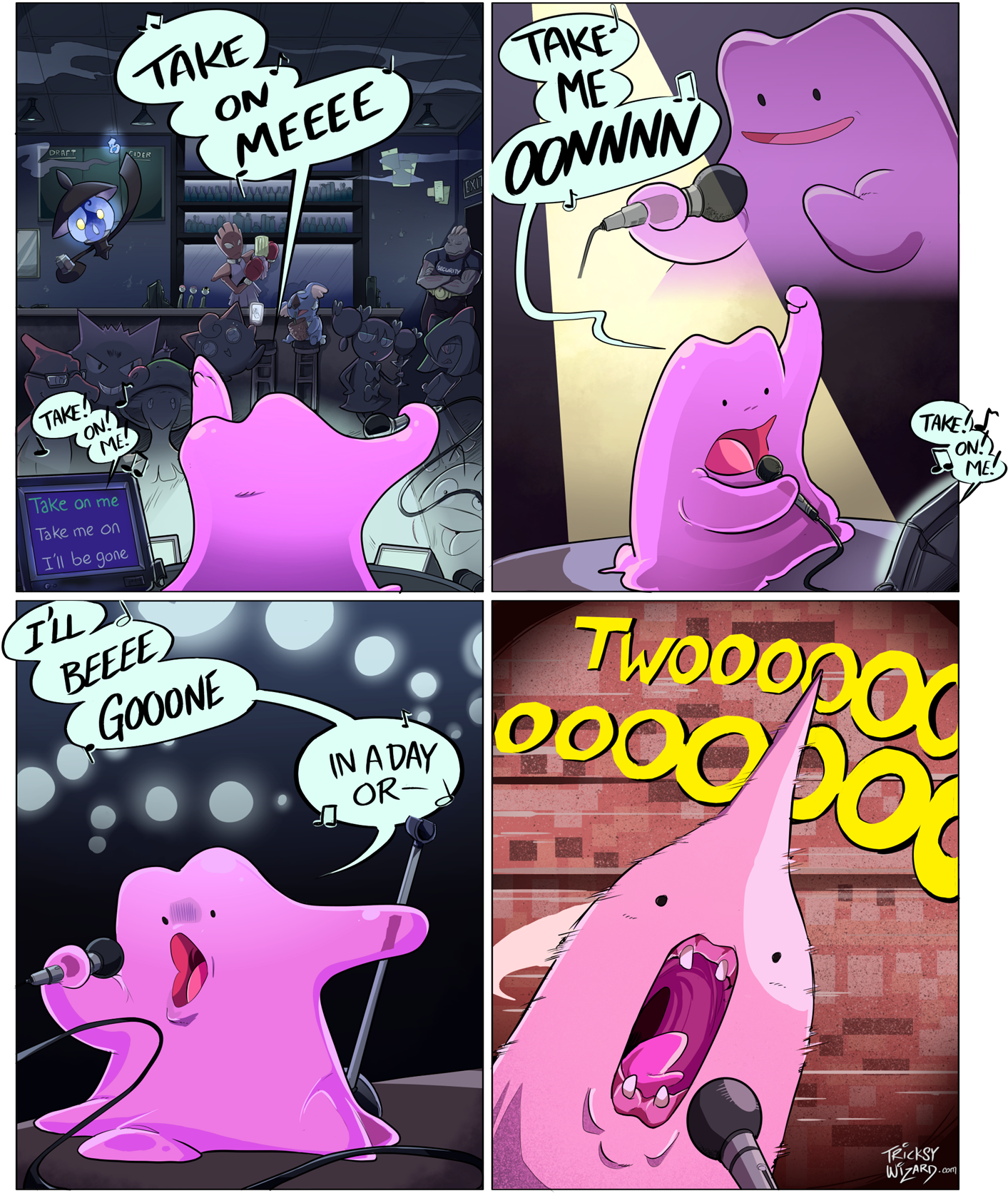 Arta-ha Ditto Is Evolving - Cartoon (1649x2048), Png Download