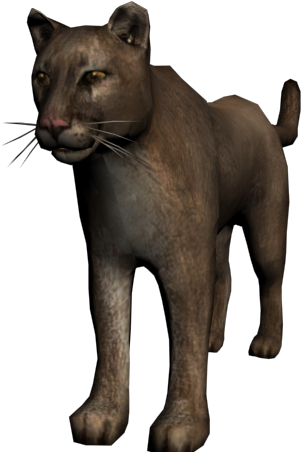 Demi The Cougar - Mountain Lion Red Dead Redemption (640x480), Png Download