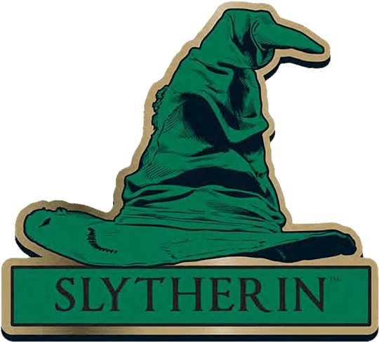 Harry Potter - Slytherin Sorting Hat Badge (600x600), Png Download