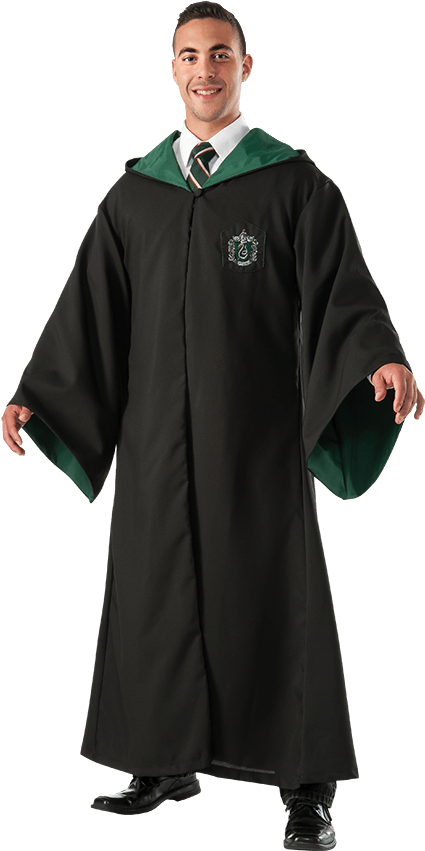 Harry Potter Slytherin Robe (850x850), Png Download