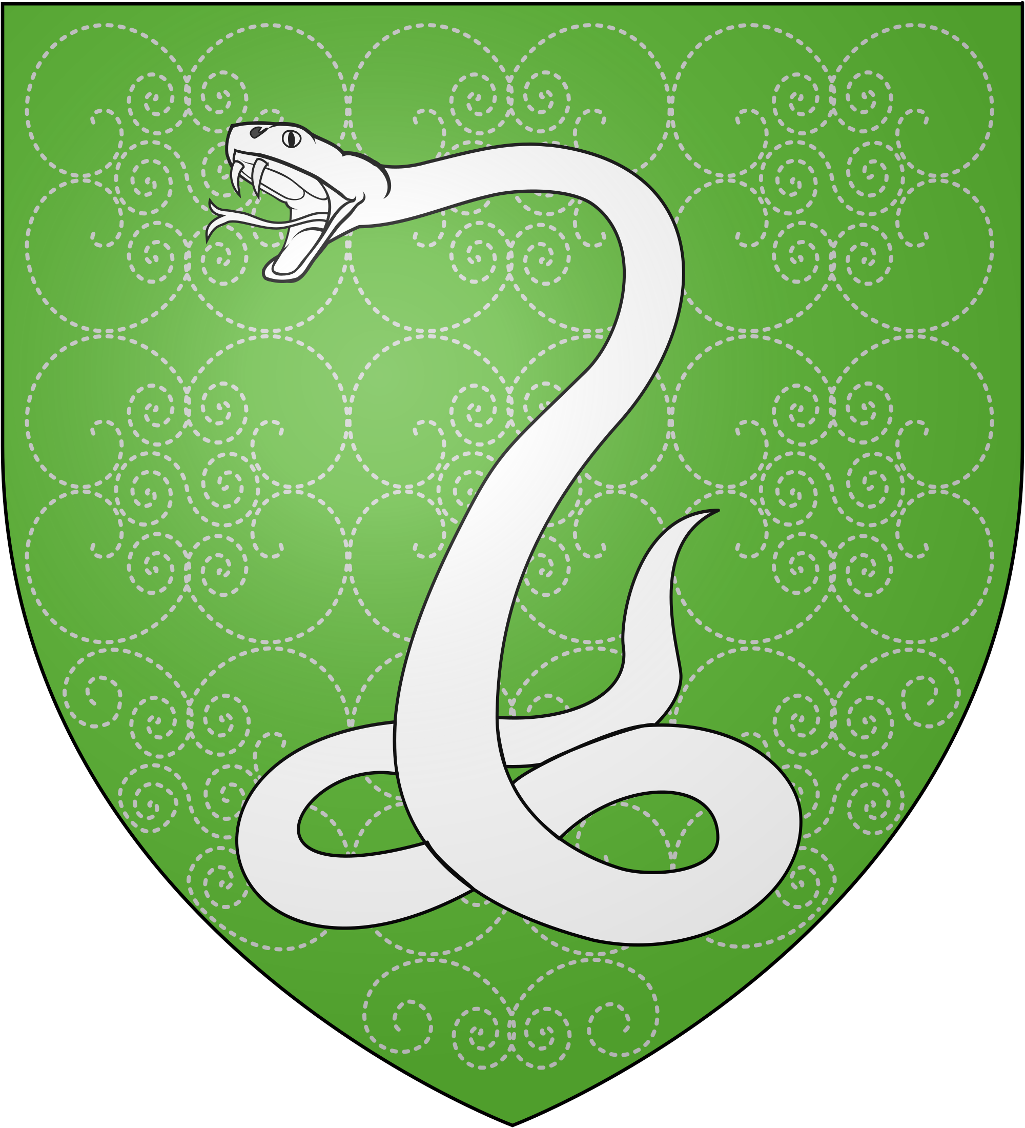 File - Blason Serpentard - Svg - Wikimedia Commons - آرم های هری پاتر (2000x2200), Png Download