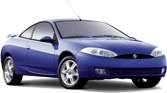 Ford Cougar Engine - 03 Mercury Cougar Blue (618x348), Png Download