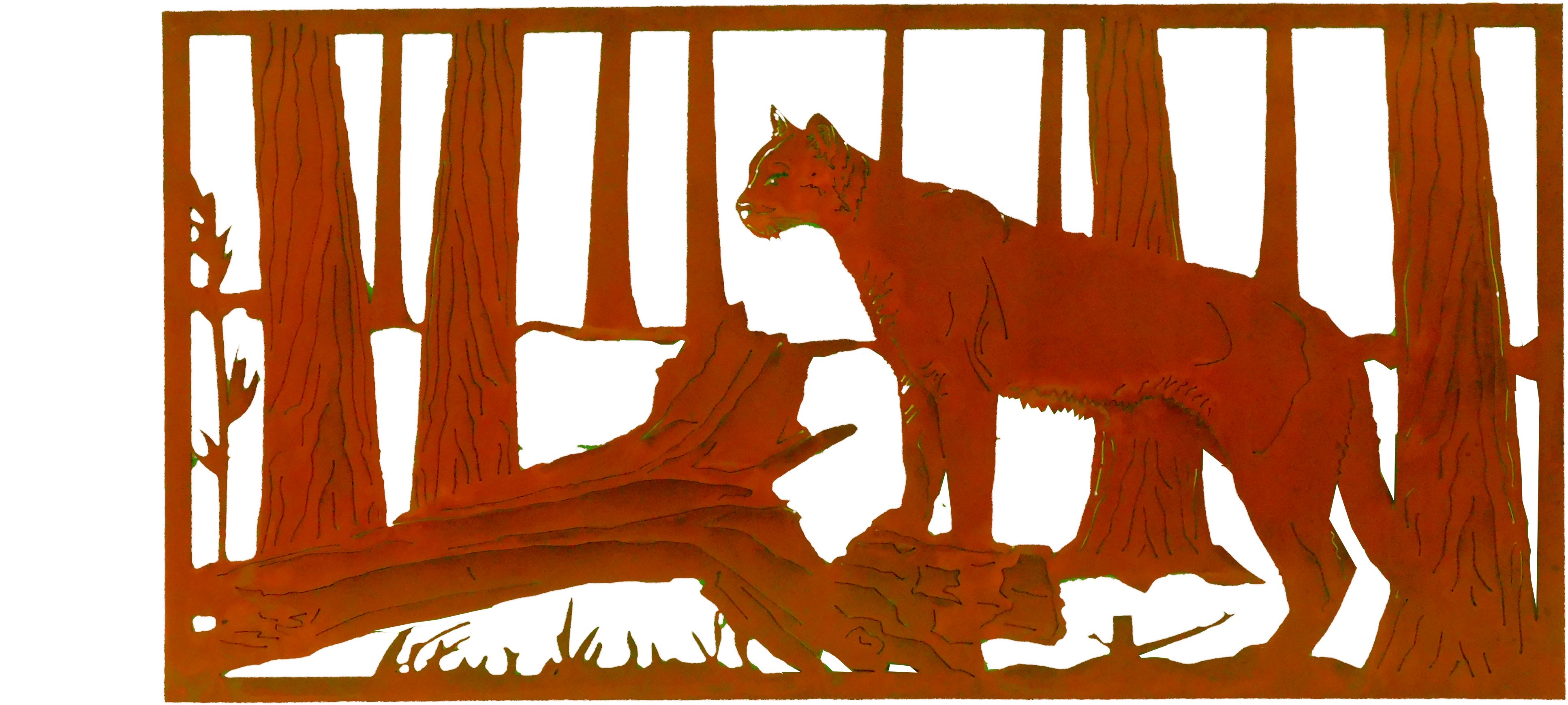 Cougar Scene Wall Art Larger Image - Product (4608x3456), Png Download