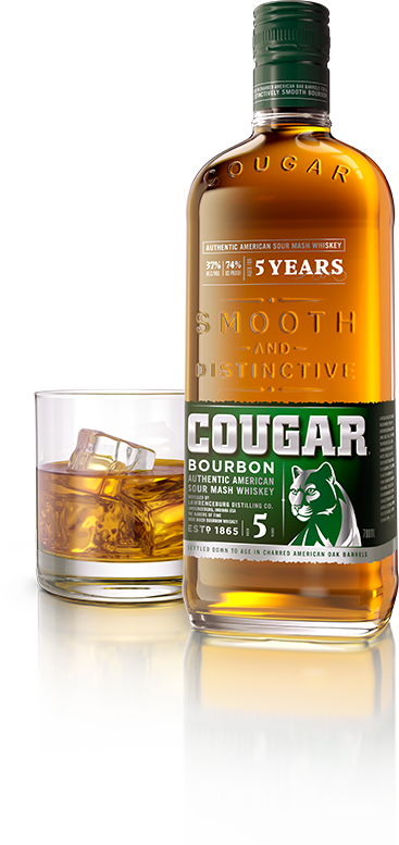 Cougar Bourbon - Cougar Bourbon Png (367x777), Png Download