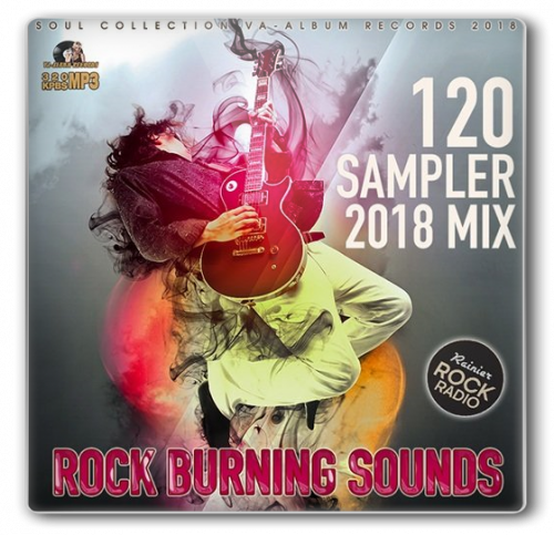 Artist - Va - Rock Burning Sounds (500x483), Png Download