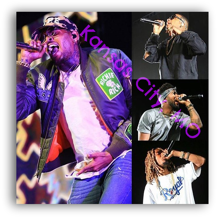August 12, 2015 Kansas City, Mo Chris Brown Kicked - Singing (728x730), Png Download