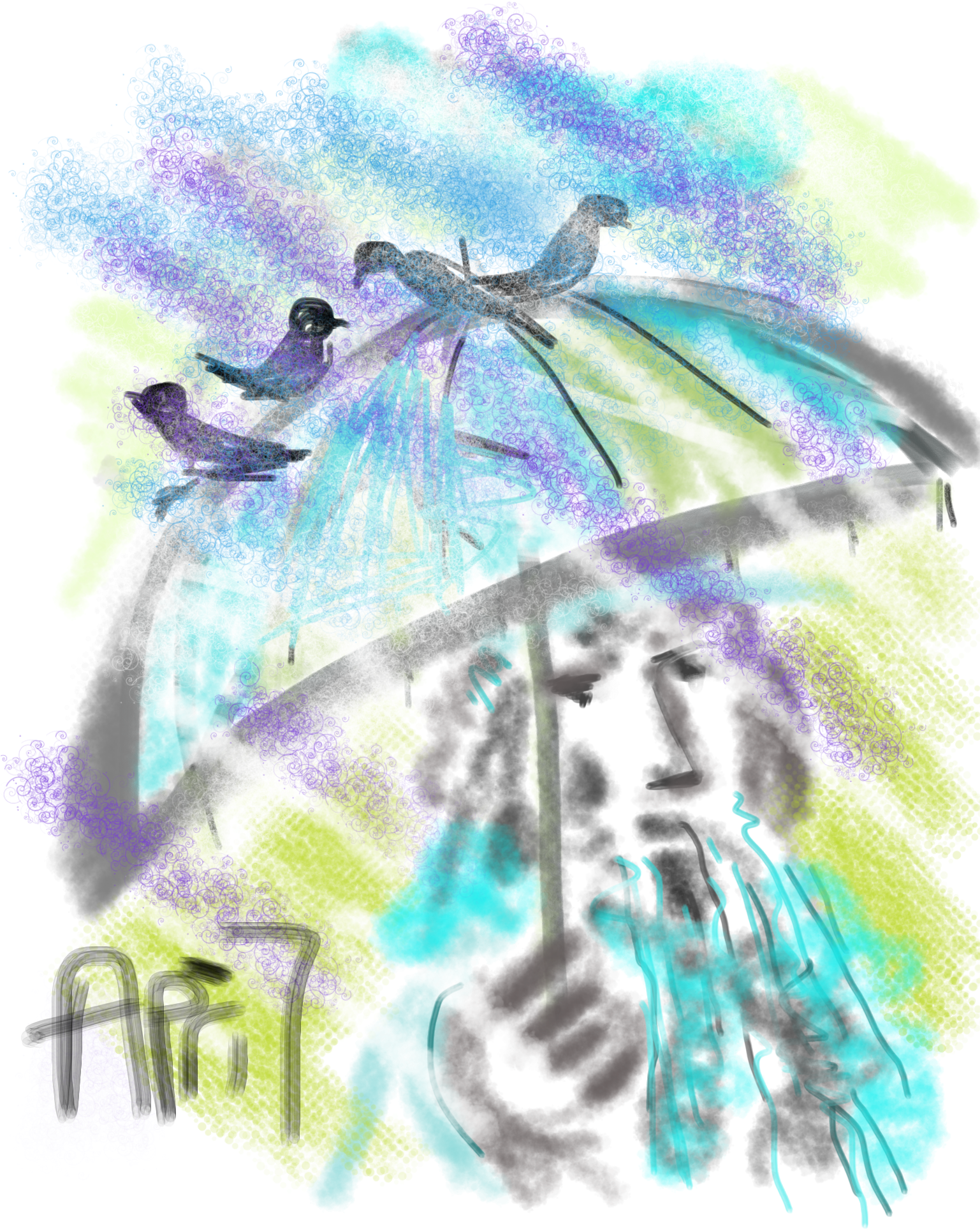 Been Working On A Figurative Painting Recently Which - Visual Arts (1536x2048), Png Download