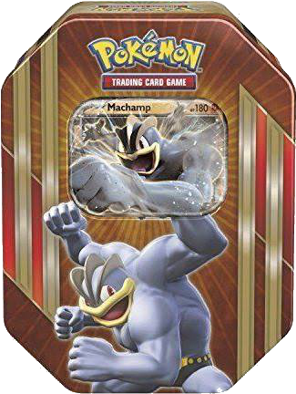 Triple Power Tin - Pokmon Tcg: Triple Power Tin (machamp) (437x437), Png Download