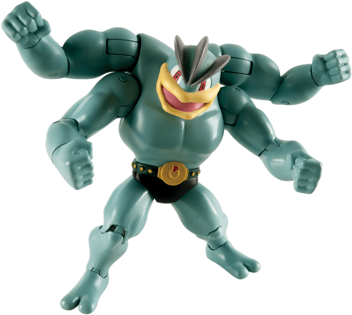 Pokémon Machamp - Variable Action Heroes Mewtwo (730x730), Png Download