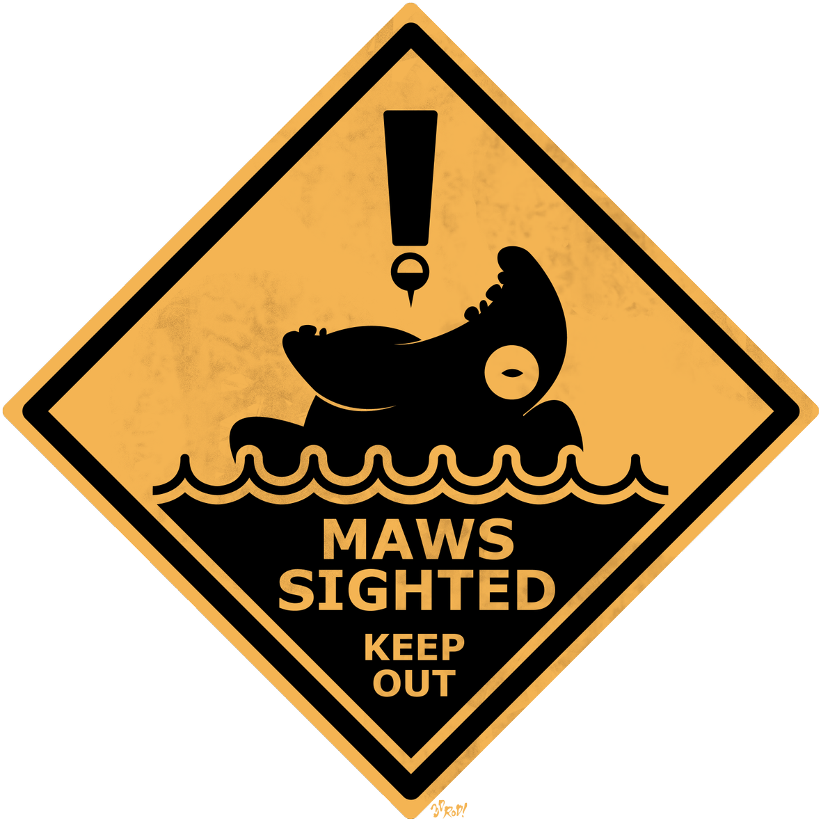 “if You See A Fishing Bobber Coming Your Way, Please - Traffic Sign (1200x1200), Png Download