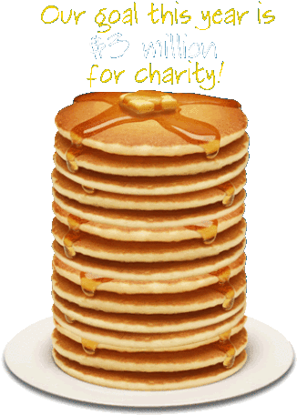 Free Pancakes At Ihop - Ihop Free Pancake Day 2010 (428x619), Png Download