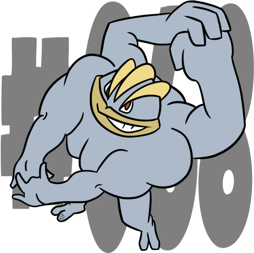 “068 Machamp By Crantime ” Shared With Permission From - Machamp (894x894), Png Download