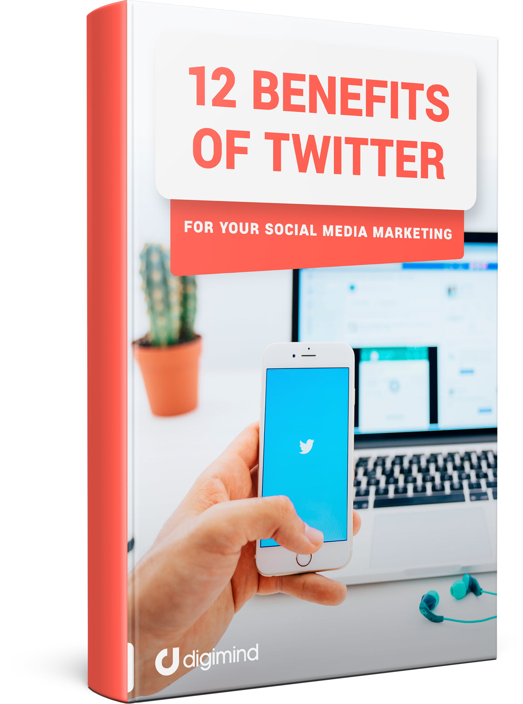 [ebook] 12 Benefits Of Twitter For Your Social Media - Output Device (1724x2319), Png Download