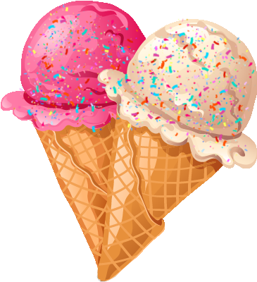 Tasty Icecream Cone Png (364x418), Png Download