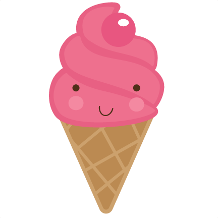 Transparent Stock Cute Cream Cone Svg Printables Pinterest - Cute Ice Cream Png (432x432), Png Download